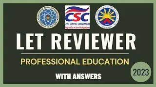 LET Reviewer in Professional Education 2023 FACILITATING LEARNING with Answers