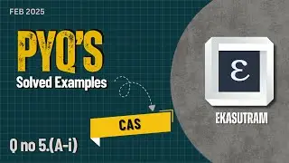 PYQ's Solved (CAS) - Q.5)A.i) Feb 2025 Paper