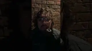 Smoking ceremonial Native American tobacco outside