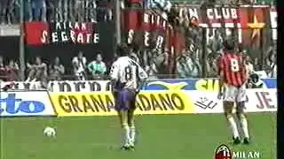 Milan-Fiorentina 1-1 stagione 91-92