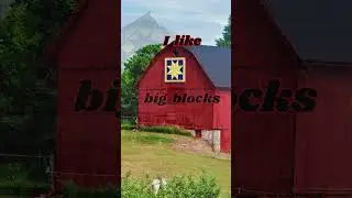 I like big...  #barn  #quiltblock