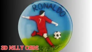Amazing 3D Jelly Cake - Cristiano Ronaldo Handmade from Jelly