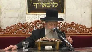 הרב בן ציון מוצפי • דיני ליל הסדר פסח ניסן תש