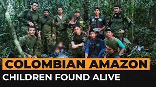 Indigenous children rescued after 40 days in Colombian jungle | Al Jazeera Newsfeed
