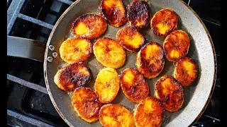Fry Plantain And Hot Cocoa (Cocoa Tea) | CaribbeanPot.com