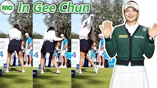 In Gee Chun チョン・インジ 韓国の女子ゴルフ スローモーションスイング!!!