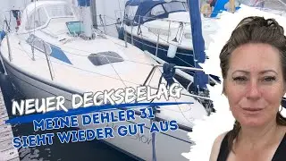 #5 Neuer Decksbelag f&uuml;r die Passion💪 meine Dehler 31 sieht wieder richtig top aus 🤩 #segeln