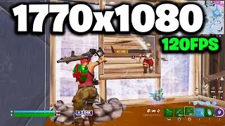 *NEW* BEST STRETCHED Resolution in Chapter 4 For MAX FPS & 0 DELAY! (120+FPS)