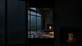10 Seconds of Heavy Rain on Window &mdash; Calm & Relax 🌧️