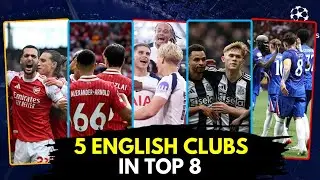 UCL Matchday 8: 5 English Clubs in Top 8 | What the Stats Say