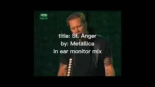 Metallica - St. Anger in-ear monitor mix (use headphones*)
