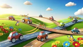 Twinkle Twinkle Little Wheels 🚦 | Fun Kids Song to Learn Vehicles and Colors