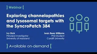 Webinar: Exploring channelopathies and lysosomal targets with the SyncroPatch 384