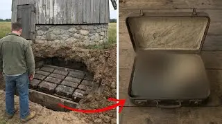 Man Found Suitcases Beneath Grandpa’s Windmill, Opened One and Called 911!