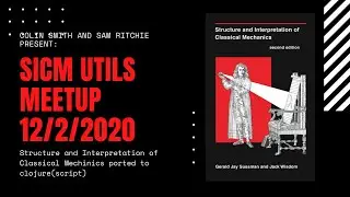 Встреча SICM-utils 02.12.2020 Сэм Ричи и Колин Смит