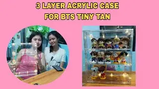 BTS ACRYLIC DISPLAY CASE 3 LAYER | UNBOXING AND ASSEMBLE | HERLYN BATIN