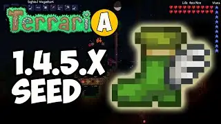 Terraria how to get HERMES BOOTS fast (NEW SEED for 1.4.5.2) (2026)