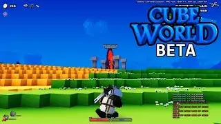 Making Actual Progress & COOL PORTAL | Cube World Beta Rogue Playthrough