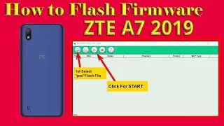 ZTE A7 2019  Flash With Firmware SPD Tool Hang On Logo Fix  Dead Boot Repair ( How To Flash )