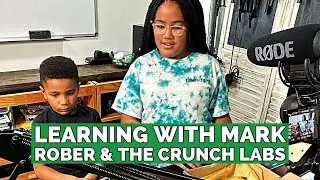 Learning With Mark Rober&rsquo;s Crunch Labs | Disc Launcher Demonstration