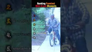 Ranking Funniest Bike Crash Moments 🤯