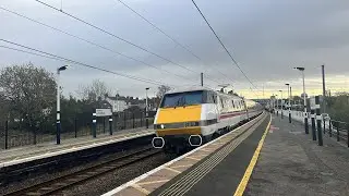 Trains At Grantham 18/11/2025 ECML including Sir Nigel gresley Christmas Countdown Day 7