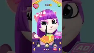 My Talking Tom Angela Makeup Wali #shorts #angelamakeover #trending #funny