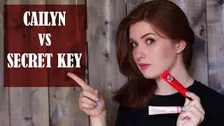Cailyn VS Secret Key | Peel Off Makeup Lip Stain | Тинт для губ - тестирование двух марок