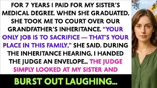 For 7 Years I Paid For My Sister&rsquo;s Medical Degree. When She Graduated, She Took Me To Court Over Our
