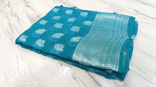 Georgette fabric banarsi design saree Bollywood collection