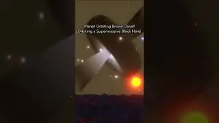 View from a Planet Orbiting a Brown Dwarf Near a Supermassive Black Hole