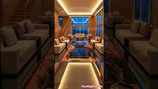 Luxury 3D Canyon Epoxy Floor Transformation | From Concrete to Glass Masterpiece #epoxyresin #epoxy