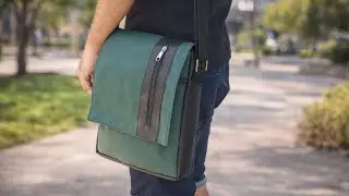 💚​ Como hacer una Bandolera para hombre ✂️ | Tutorial F&aacute;cil + Medidas para Molde gratis​​​