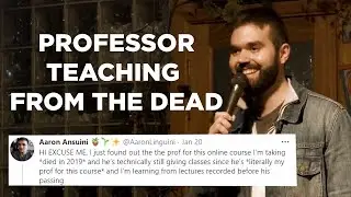 Dead Concordia Professor Stand Up Comedy (Teaching from the Dead)