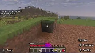 Old Minecraft Alpha and friends survival world