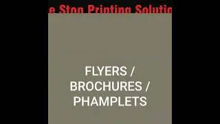MULTI COLOUR PHAMPLETS