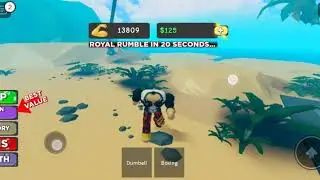 Boxing Simulator Баг на гантелю за 150  роблоксов