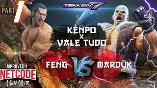 KENPO VS VALE TUDO - Improved Netcode! PH VS KOR - Tekken 7 - Feng Wei [TiTAN_THOR] VS Marduk