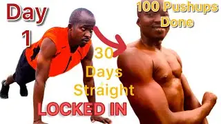 Day 1/30-100 Push-ups Challenge Every Day Challenge | Discipline Starts Now #seo