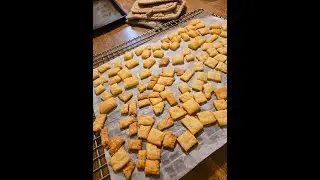 Skip the preservatives make your own from Scratch Cheese Crackers