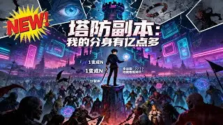 ⚡【新番速递】《塔防副本：我的分身有亿点多》末日塔无技能开局！孤儿程夏觉醒分裂技，分裂体各有神通，斗罗炮守塔防逆袭成强者！#末世 #战斗 #逆袭 #爱看动漫