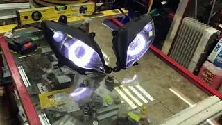 Установка ангельских глазок на мотоцикл Motoland R1, Viper R1, G-MAX R250, Patron 250, Xgjao 250