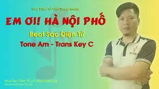Em Ơi! Hà Nội Phố + Beat Sáo Điện Tử Key C + Kèn Điện Tử Việt Trang Music