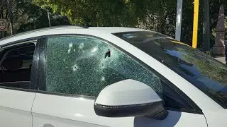 ASÉ QUEDÓ LA CAMIONETA DE DIPUTADOS DONDE FUERON BALEAD0S EN EL CENTRO DE CULIACÁN