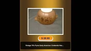 Vintage 70's Pyrex Early American Cinderella Nesting Bowl 1.5 Qt. -#442