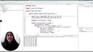 Sorting An Array (Least to Greatest) w/ Loops in Java!