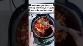 Philips all in one cooker ile kuru fas&uuml;lye yapımı.  #philips #cooker #kurufasulye