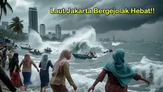 Warga Jakarta Waspada, Laut Indonesia Bergejolak Hebat! Fenomena Gelombang Tinggi