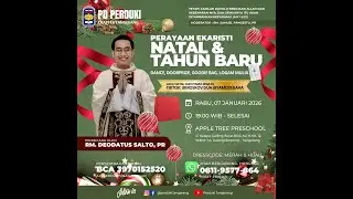 Injil dan kotbah rm Salto di Acara Nataru 2026 PD Perduki Chapter Tangerang 7 Jan 2026