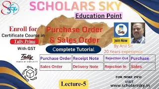 Purchase Order & Sales Order Processing in Tally Prime | Step by Step Hindi Tutorial